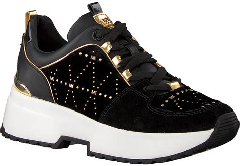 zwarte sneaker michael kors|michael kors low top sneakers.